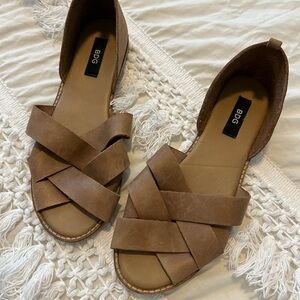 BDG Women's Brown Crisscross Sandals
